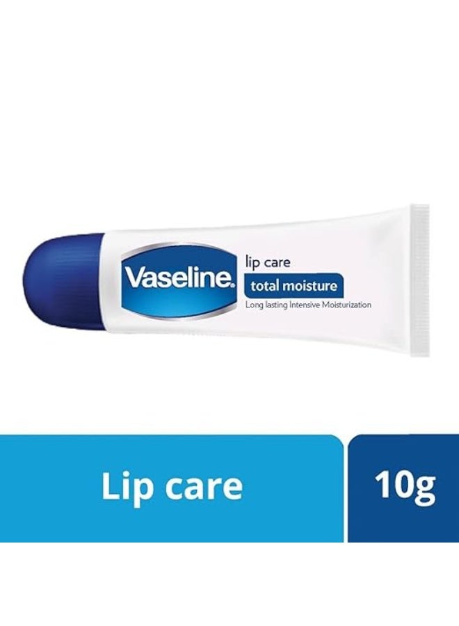 فازلين للعناية بالشفاه، مرطب شفاه كامل الترطيب، شفاف، 10 غرام - Image 2